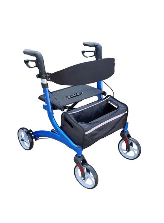 Gilani Mobility 4-wheel lightweight Rollator with wide seat Aluminum walking and aged care approved - Image 1