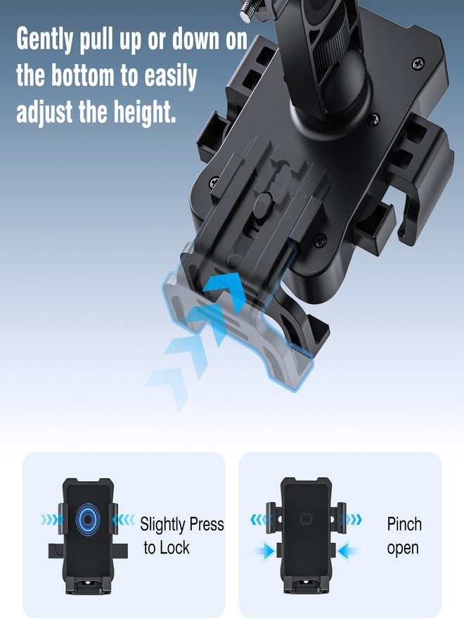 amzluv bike phone mount, bike phone mount, motorcycle phone holder, secure bike handlebar phone holder, bike phone holder for bike and motorcycle, bike accessories quality - Image 5