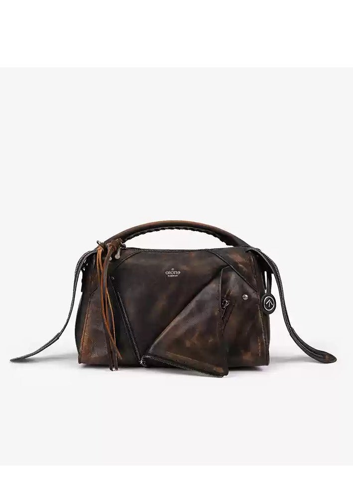 جي تي حقيبة كتف صغيرة بغطاء رفرف من غروتو حقيبة يد صغيرة - Image 2