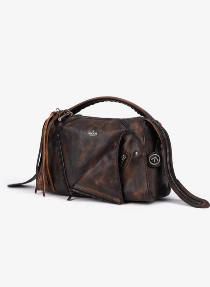 جي تي حقيبة كتف صغيرة بغطاء رفرف من غروتو حقيبة يد صغيرة - Image 5