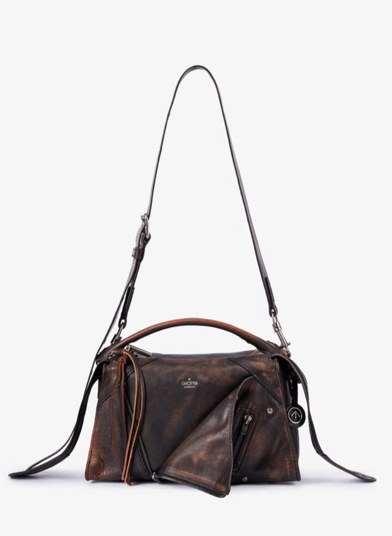 جي تي حقيبة كتف صغيرة بغطاء رفرف من غروتو حقيبة يد صغيرة - Image 3