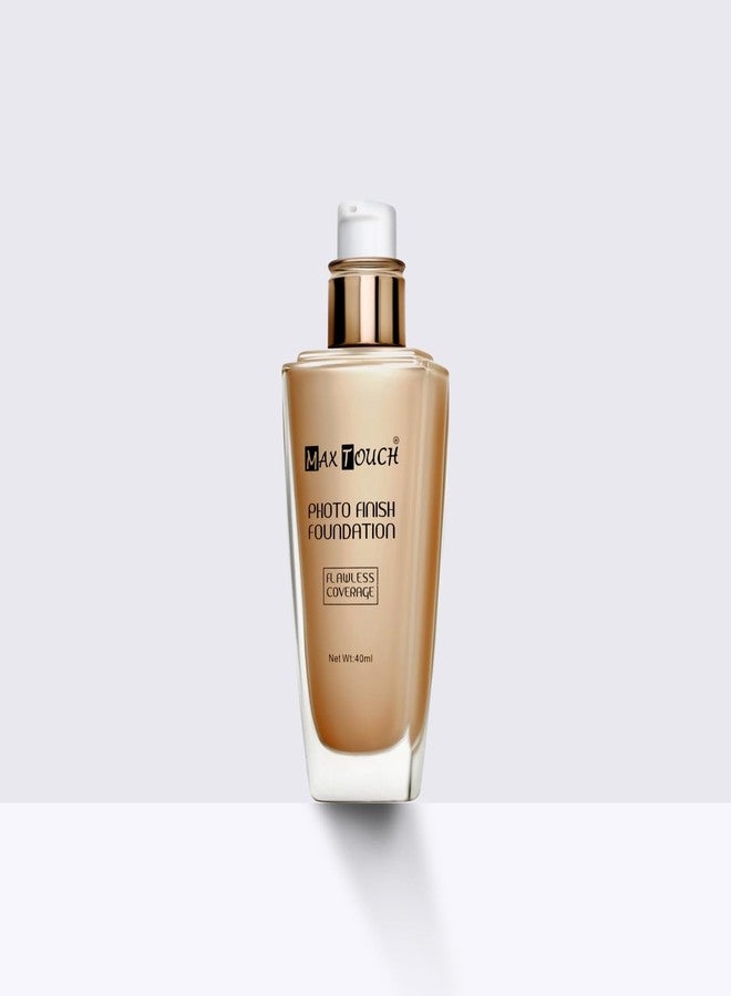 Max Touch MaxTouch Photofinish Foundation Lightweight Full Matte Coverage Waterproof and Long Lasting Liquid Foundation (2495-07) - Image 1