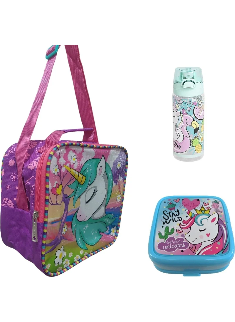 ريلاكسن Unicorn Lunchbox Set 3 Pieces