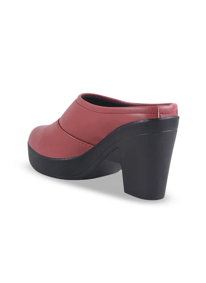 شوتوبيا Shoetopia Girls Round Toe Block Heels Pumps