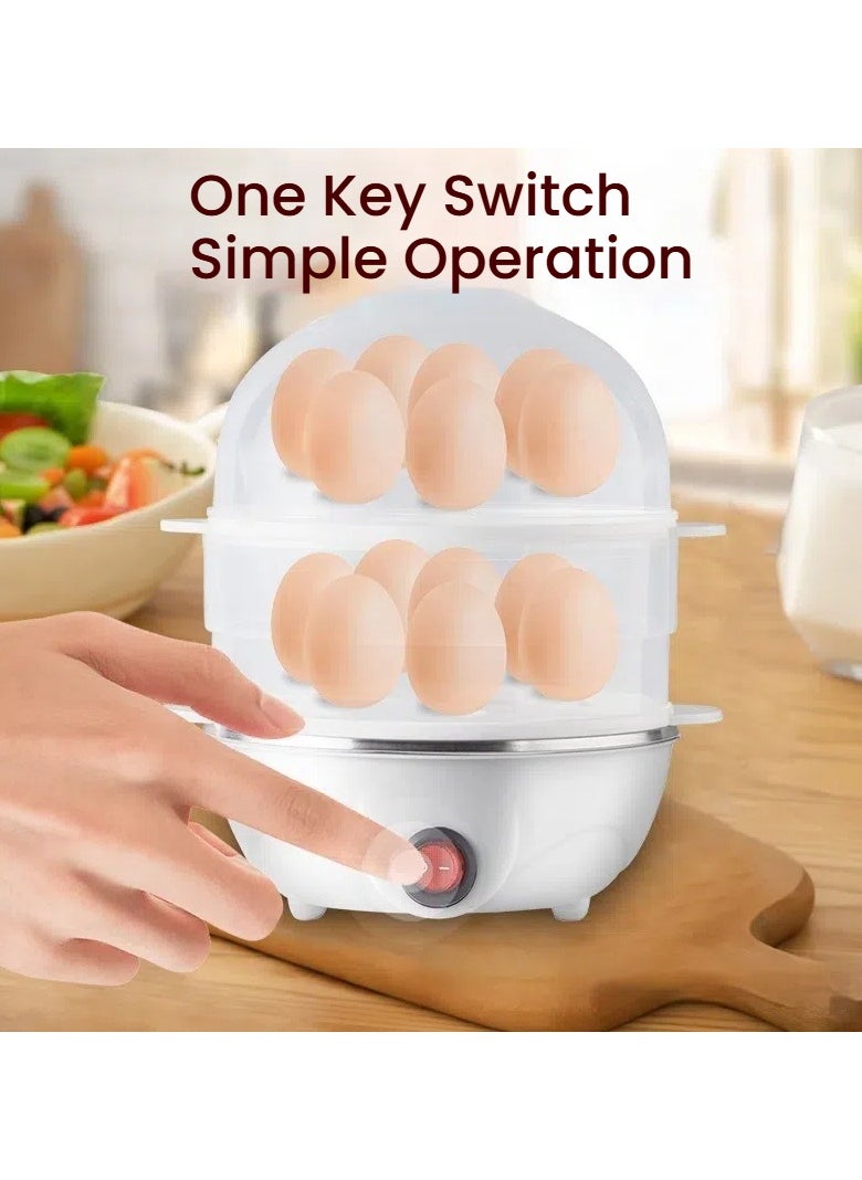 Generic - 14-Capacity Electric Egg Boiler – Multi-Cooker for Poached, Scrambled, Boiled Eggs & Steamed Food – Compact, Auto Shut-Off, Low Noise - Image 1