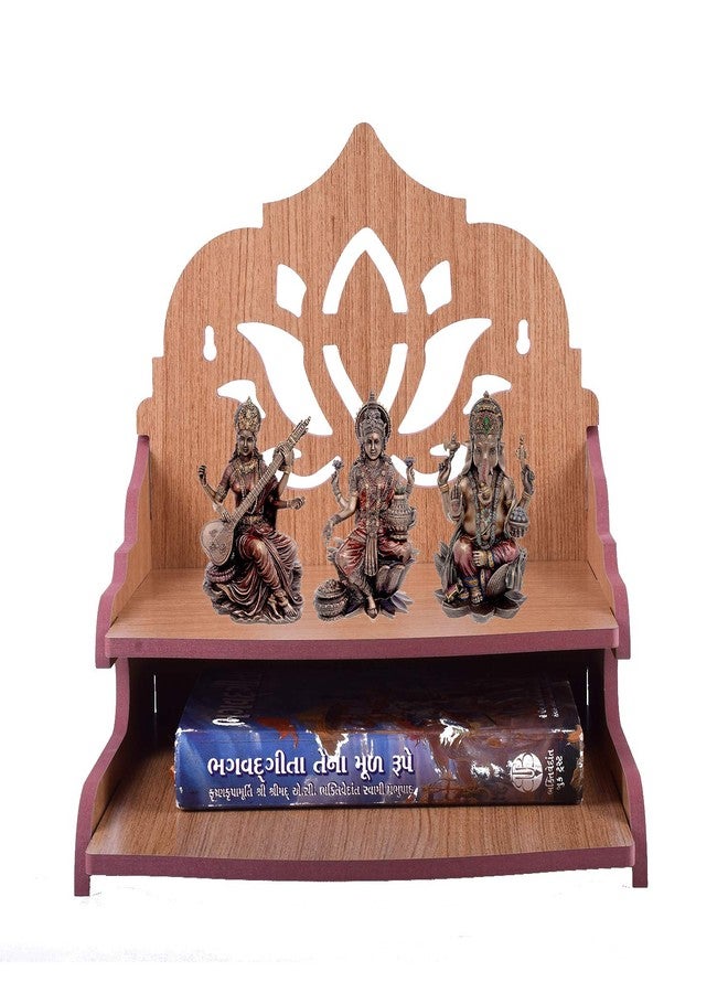 MS Enterprises Wooden Beautiful Plywood Mandir Pooja Room Home Decor Office OR Home Temple Wall Hanging Product (7) - Image 1