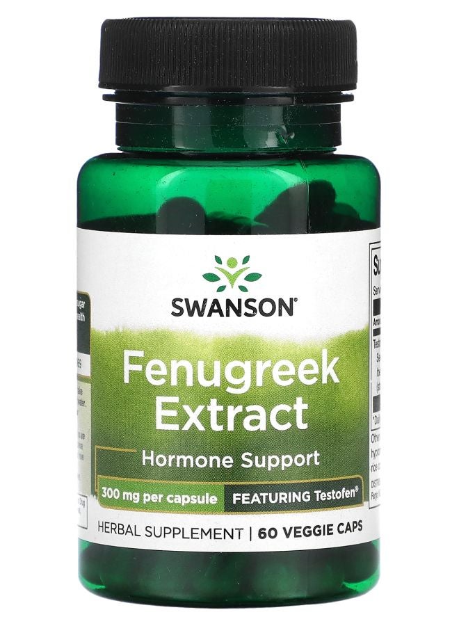 Fenugreek Extract 300 mg 60 Veggie Caps