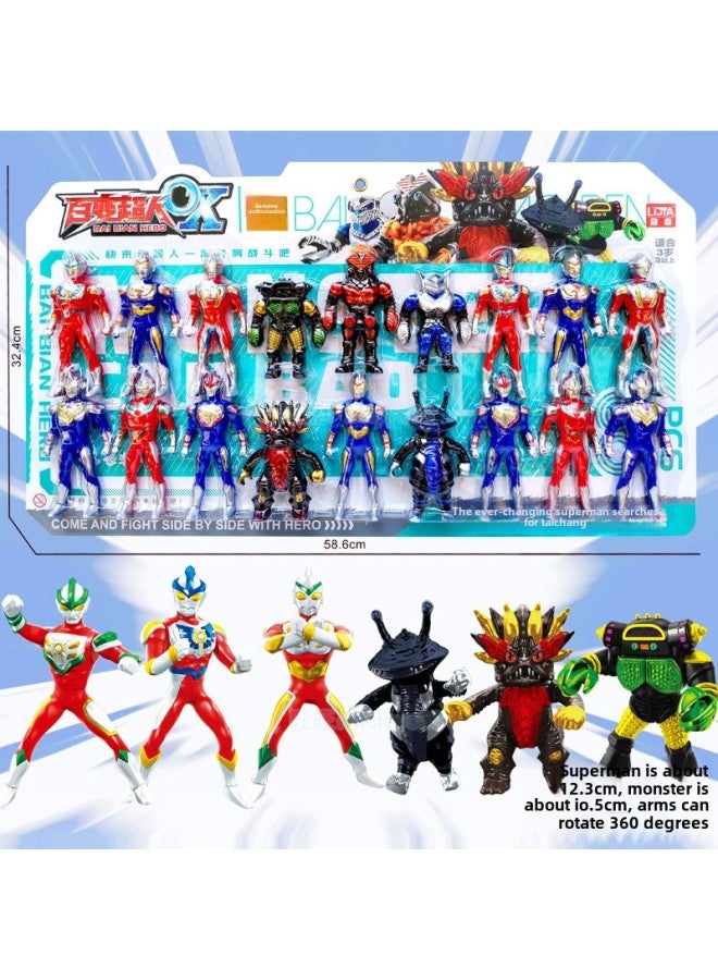 Board Robot Model Toys Play House Near Campus Shopping Mall Supermarket Night Market Canteen Toys-Color:53914 12 1 Box (1 Price)  2020-1027 - Image 2