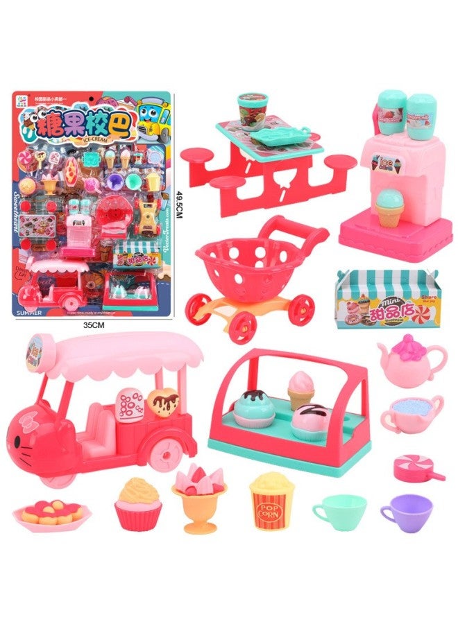 Board Robot Model Toys Play House Near Campus Shopping Mall Supermarket Night Market Canteen Toys-Color:53914 12 1 Box (1 Price)  2020-1027 - Image 4