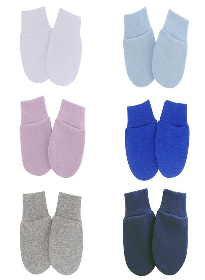 Adeimoo Newborn Baby Mittens Infant Toddler No Scratch Cotton Gloves for 0-6 Months Boys Girls - Image 1