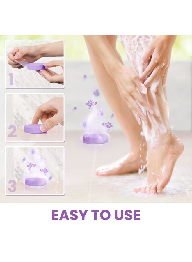 CalmNFiz Shower Steamers 8 Scents - Shower & Bath Bombs with Organic & Natural Fragrances for Teens and Adults - Birthday, Mother's Day Gift for Women Who Have Everything（Purple） - Image 4