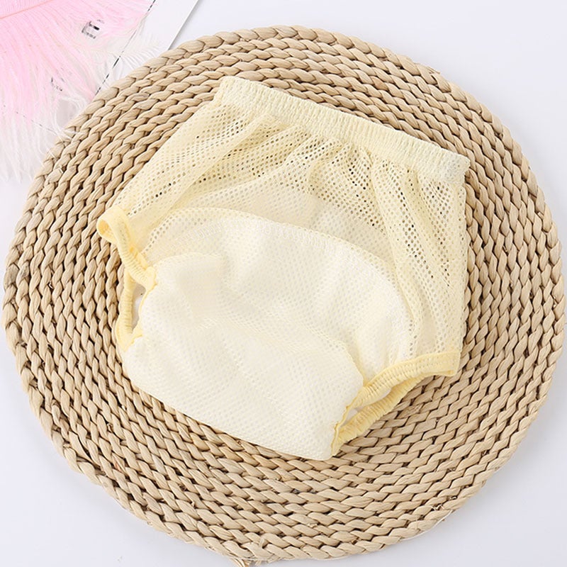 Breathable Mesh Training Pants for Toddlers Yellow