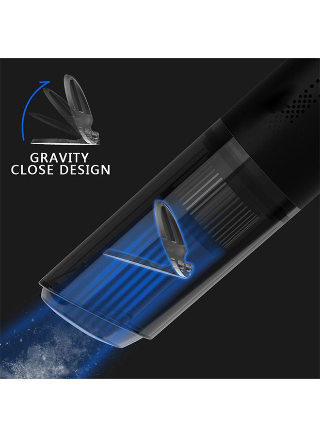 Cordless, foldable and rechargeable portable vacuum cleaner for car and home, 6000 Pa – 120W – 12V / 8802 - Image 5