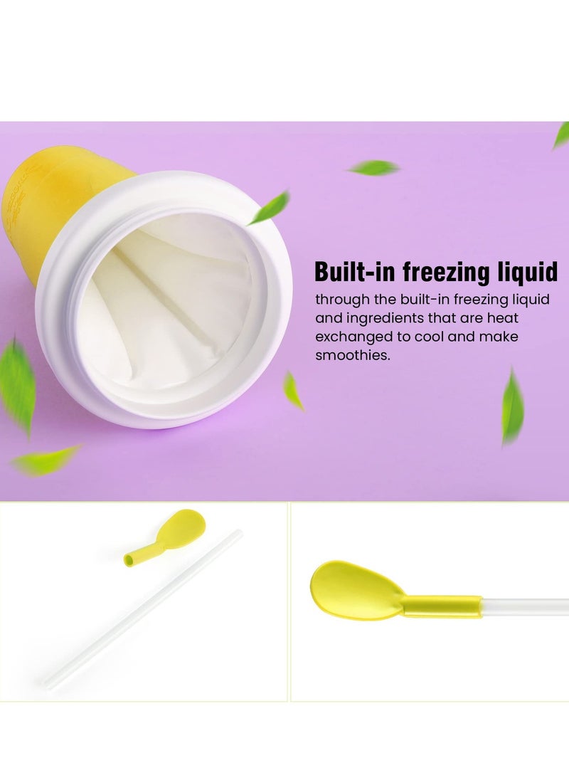 Cool Baby - COOLBABY Magic Quick Frozen Smoothies Cup Cooling Cup Double Layer Squeeze Slushy Maker Cup Cool Stuff Gifts for Kids - Image 1