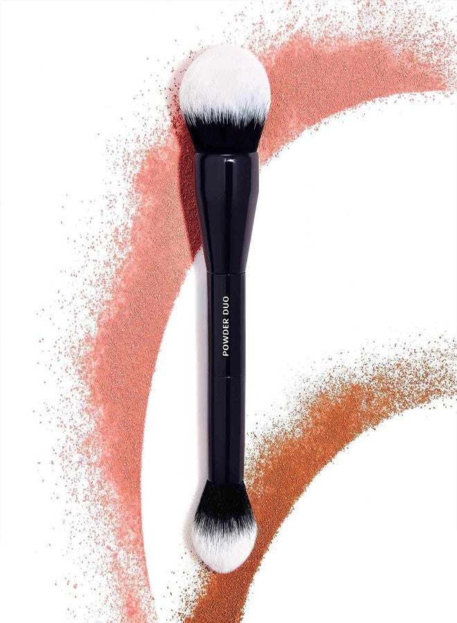 Lune+Aster Powder Duo Brush - Multi-tasking, dual-ended vegan Powder Duo Brush. - Image 2