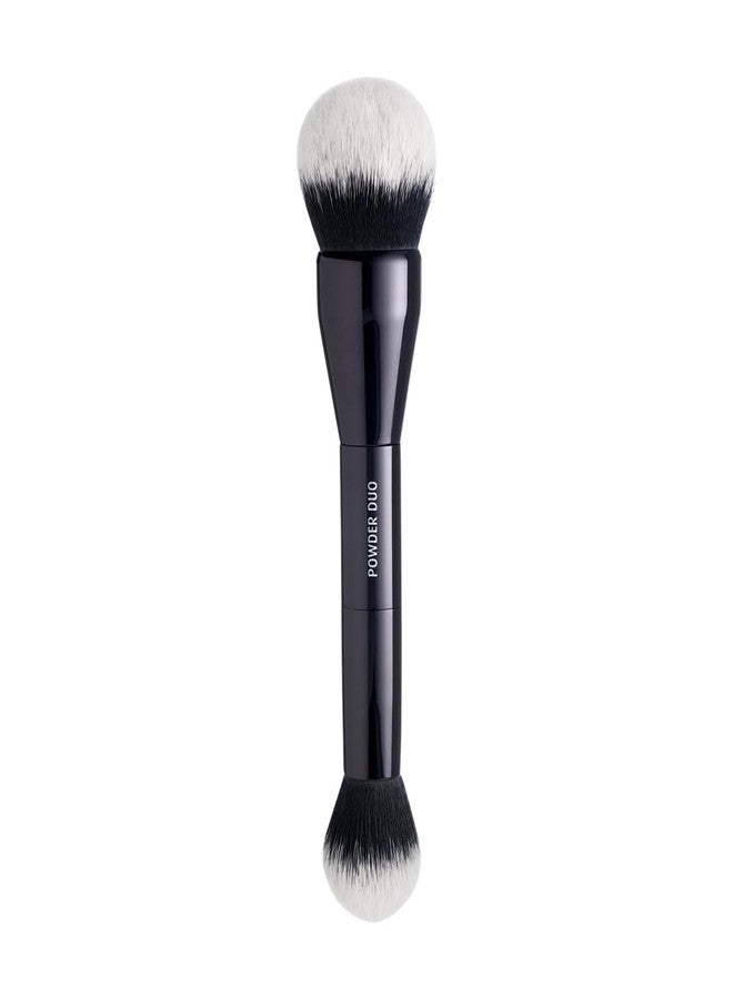 Lune+Aster Powder Duo Brush - Multi-tasking, dual-ended vegan Powder Duo Brush. - Image 1