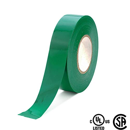 Xtricity Vinyl Green Electrical Tape 3/4 inch x 66 Ft for Electrical Insulation, Wire Bundling and DIY Repairs – Durable, Stretchy, General Purpose – Up to 600V (1 Pack) - Image 3