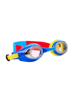 Bling2O Aqua2ude Superhero Yellow Kids Swimming Goggles - Ages 3+ - Anti Fog, No Leak, Non Slip, UV Protection - Hard Travel Case - Lead and Latex Free  - Image 1