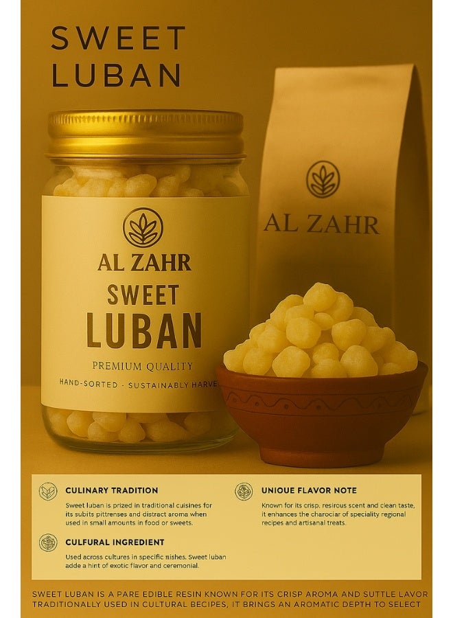 Zahr Al Zahr Sweet Luban – Premium Hand-Sorted Edible Resin - Image 2