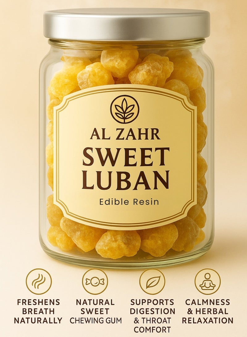 زهر لبان الزهر الحلو - راتنج صالح للأكل فاخر مُفرز يدويًا - Image 3