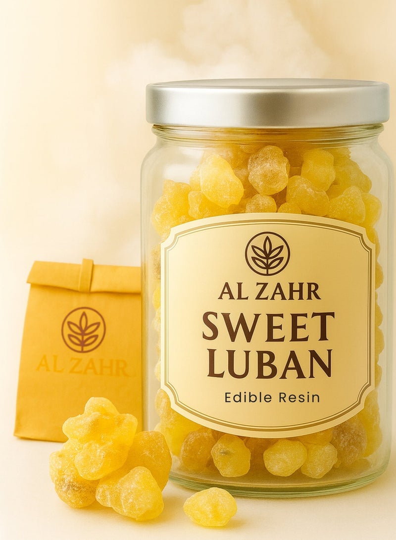 زهر لبان الزهر الحلو - راتنج صالح للأكل فاخر مُفرز يدويًا - Image 1