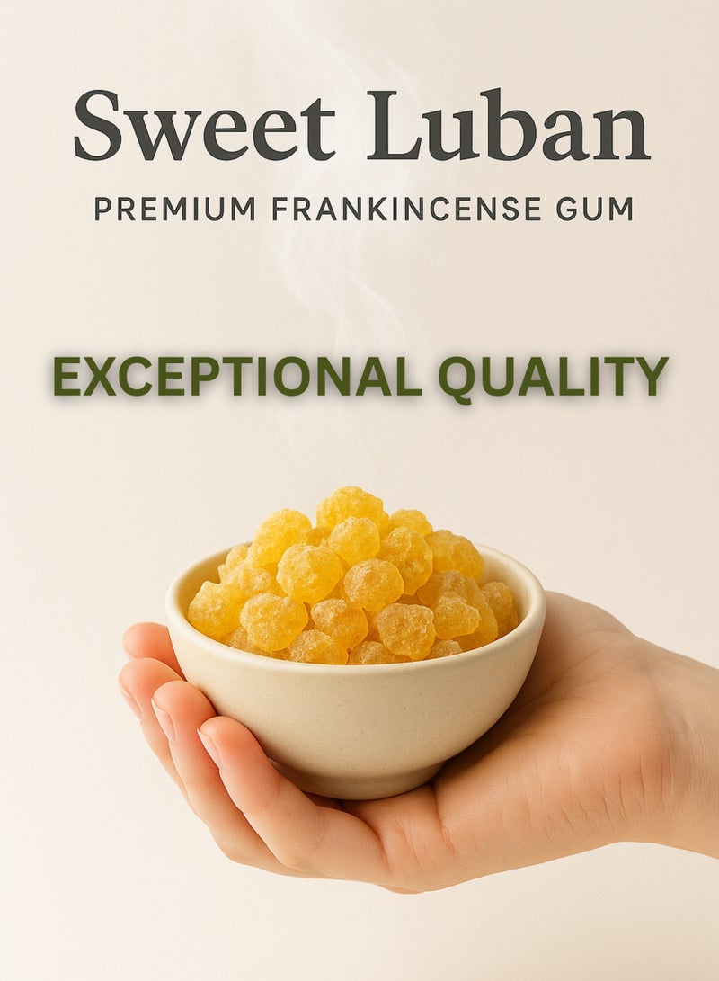 Zahr Premium Sweet Luban (Luban Hulwa) – Natural Edible Frankincense Resin | Al Zahr Traditional Sweet Luban Resin for Natural Chewing & Cultural Use - Image 4