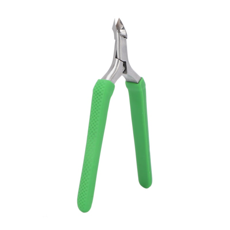 Cuticle Cutter Stainless Steel Ingrown Toenail Clipper for Thick Hard Nails - Ergonomic Non Slip Nail Tool with Incisive Edge for Home Pedicure Kit Dead Skin Remover - Image 3