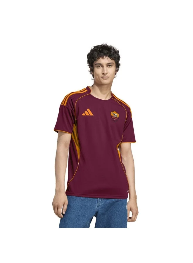 اديداس قميص روما جيرسي بورغندي قصير الأكمام للرجال