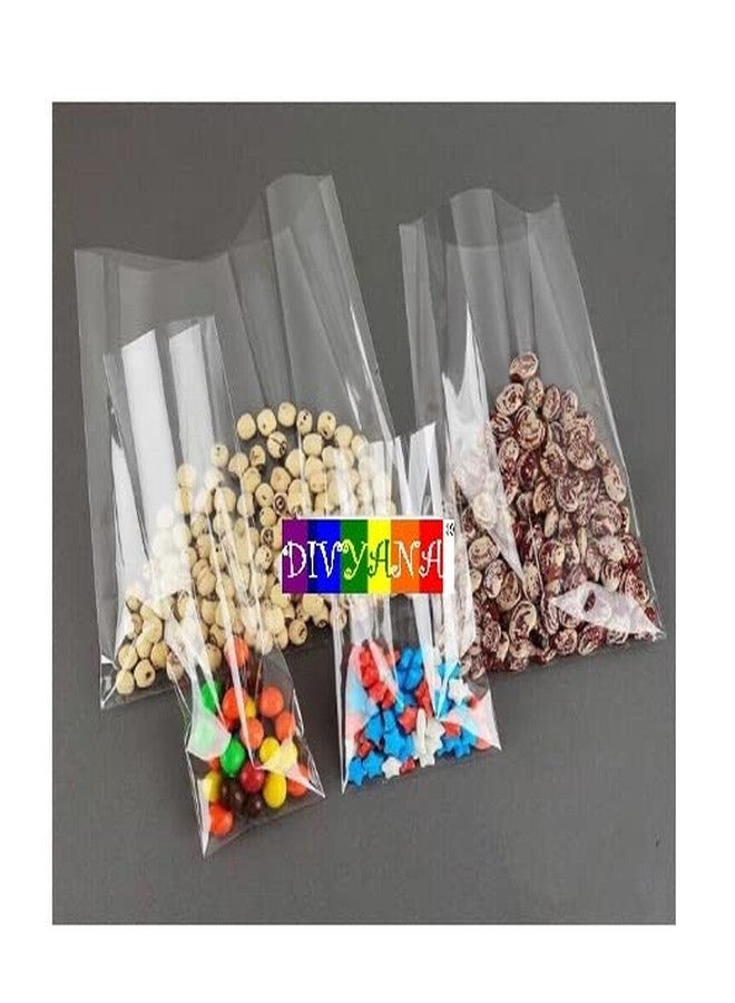 DIVYANA 3x4 Inch Transparent Clear BOPP Plastic Pouch Bags – Non-Adhesive, Storage Solution for Home & Office Use, Pack of 1000 Pcs - Image 3