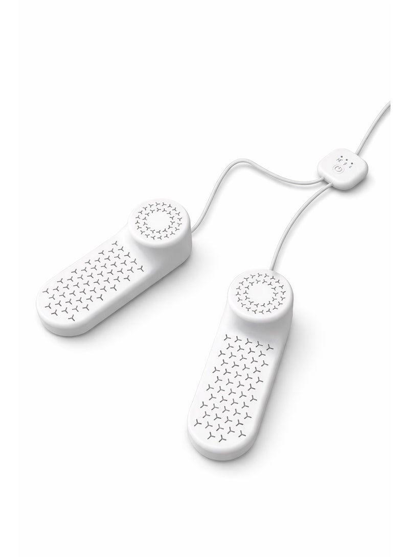 فورثكان مجفف أحذية كهربائي مع مؤقت محمول يعمل بتسخين USB لتدفئة الأحذية تجفيف سريع إزالة الرطوبة والقضاء على الروائح مناسب لمواسم الأمطار والسفر في الشتاء - Image 1