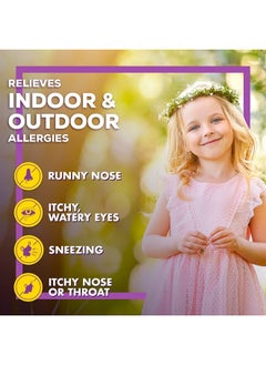 Allegra Children's 12HR Allergy Relief Non-drowsy Antihistamine Liquid, Berry Flavor, Alcohol-Free & Dye-Free, Fexofenadine HCl, 8 oz.  - Image 3