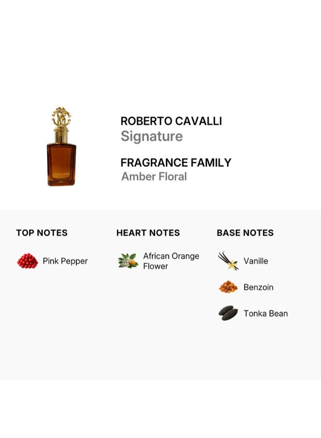 روبرتو كافالي عطر سيغنتشر 100ملليلتر - Image 2