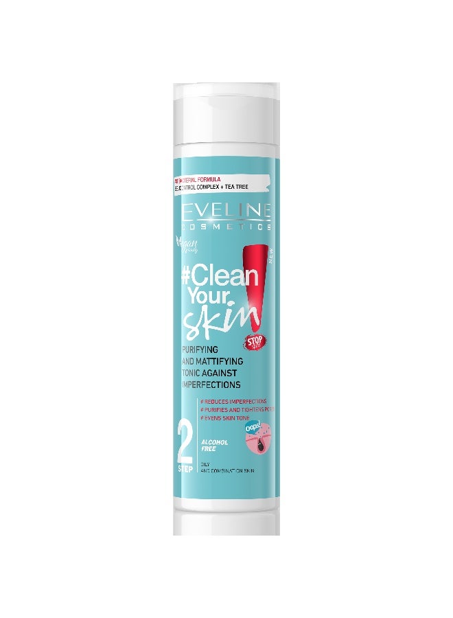 Clean Your Skin Purifying & Mattifying Tonic 225ml