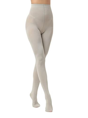 EVERSWE Women's 80 Den Soft Opaque Tights, Women's Tights (L/XL, Grey) - Image 5