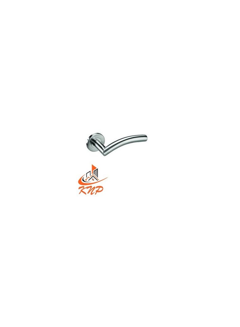 KNP SS 201 Hollow Lever Door Handle Set - Curve  - Image 3
