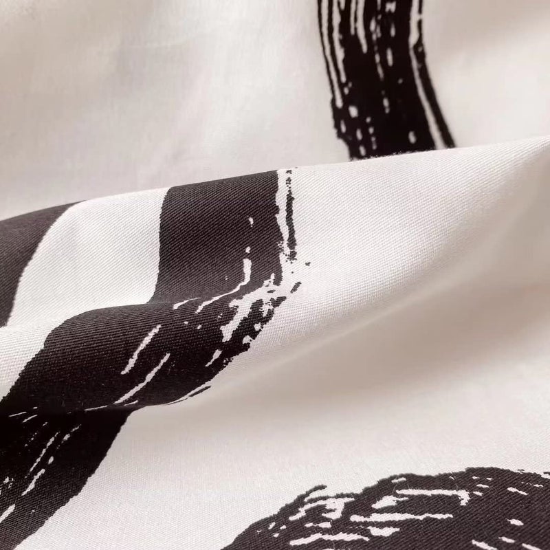 CLOTHKNOW Black White Comforter Set Full 3Pcs Shaped Bedding Comforter Sets Kawaii Love Comforter Full Size Black White Comforter Heart Full Size Comforter Sets - Image 5