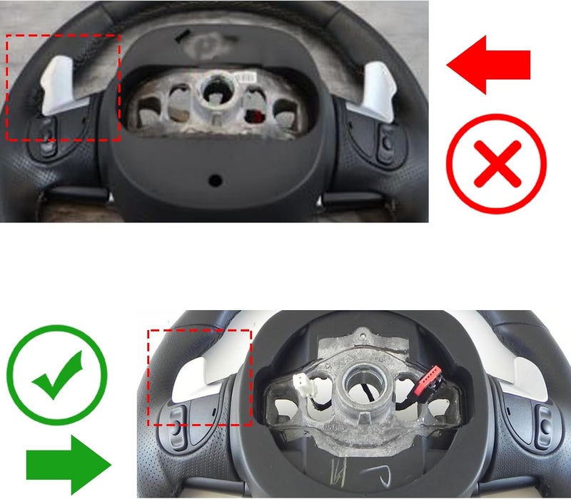 XOTIC TECH Black Forged Pattern Paddle Shifter Extensions - Image 2