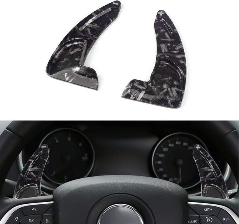 XOTIC TECH Black Forged Pattern Paddle Shifter Extensions - Image 1