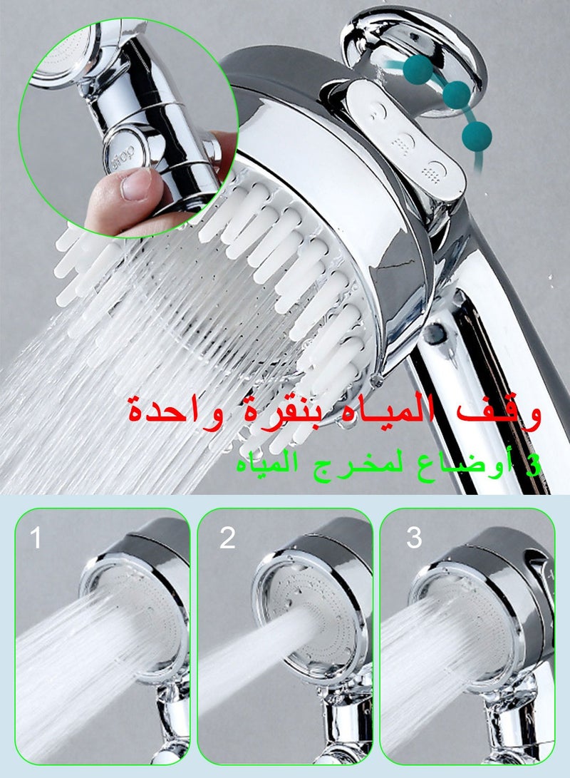 Syarme Sink Faucet Sprayer Attachment, Kitchen Bathroom Pet Bathing Shower Head, with 2M Hose, Dual control valve and Holder, Handheld Shower Head ​Sprayer for Bath Tub Laundry Kitchen Faucet Extension - Image 5