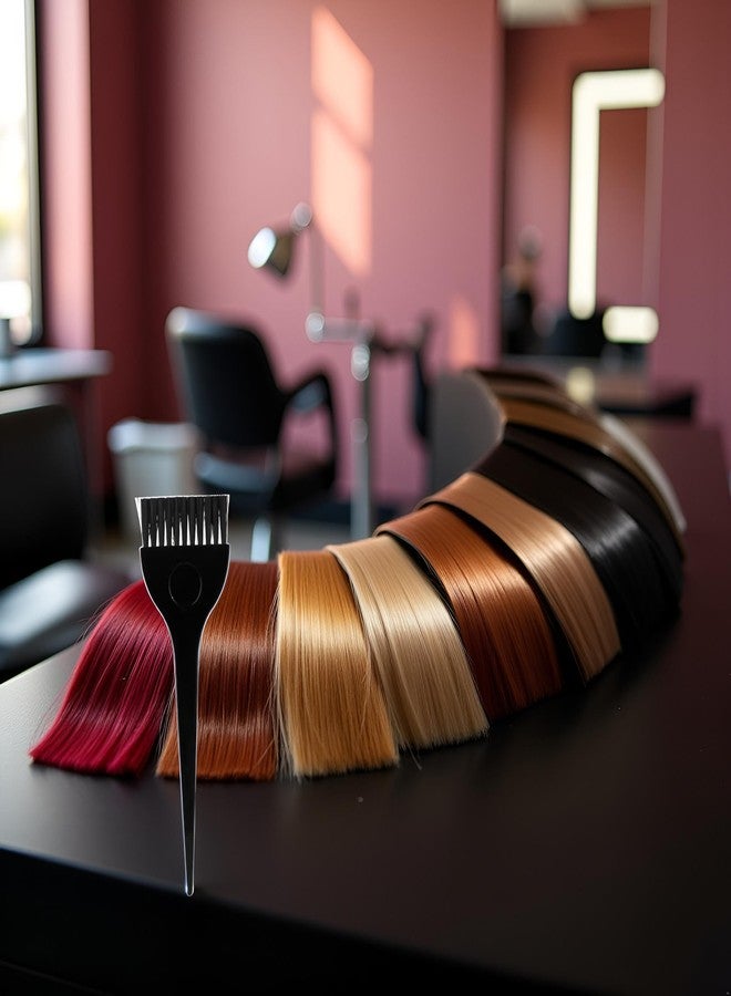 DPWOUM Black Fashion Salon Hairdressing Color Mixing Comb Dye Hair Brush Set Tint Tools,Coloring and Highlighting Tools,Hair Coloring Products - Image 5