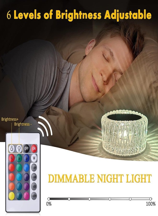 Drumstone (𝗦𝗽𝗲𝗰𝗶𝗮𝗹 𝟭𝟬 𝗬𝗲𝗮𝗿𝘀 𝗪𝗮𝗿𝗿𝗮𝗻𝘁𝘆 Romantic LED Crystal Table Lamp – Elegant Bird Nest Design with 16 Colors, Touch Sensor Control & USB Power - Image 3