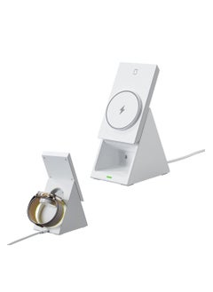Y&D Magnetic Wireless Charger, 3 in 1 Charging Station Mag-Safe for iPhone Series, Mag Charger Stand Apple Watch  - Image 1