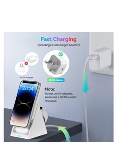 Y&D Magnetic Wireless Charger, 3 in 1 Charging Station Mag-Safe for iPhone Series, Mag Charger Stand Apple Watch  - Image 5