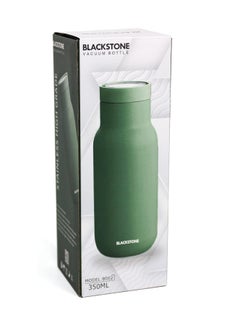 BLACKSTONE Vacuum Double Walled Stainless Steel Water Bottle Matt Finish with Cleaning Brush B002 - 350 ML  - Image 2