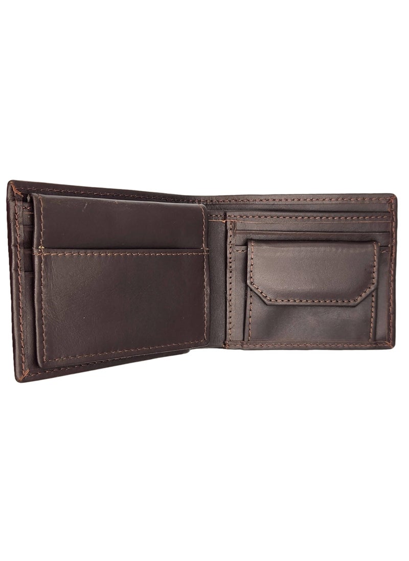 Energize Regular Genuine Leather Wallet for Men, Premium Leather Material with Versatile Compartment, Ideal for Traveling & Daily Use, Perfect Gift for Any Occasion  - Image 3