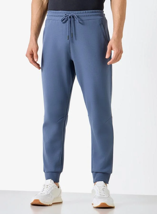 ADOT by Splash Panelled Joggers with Pockets and Drawstring Closure