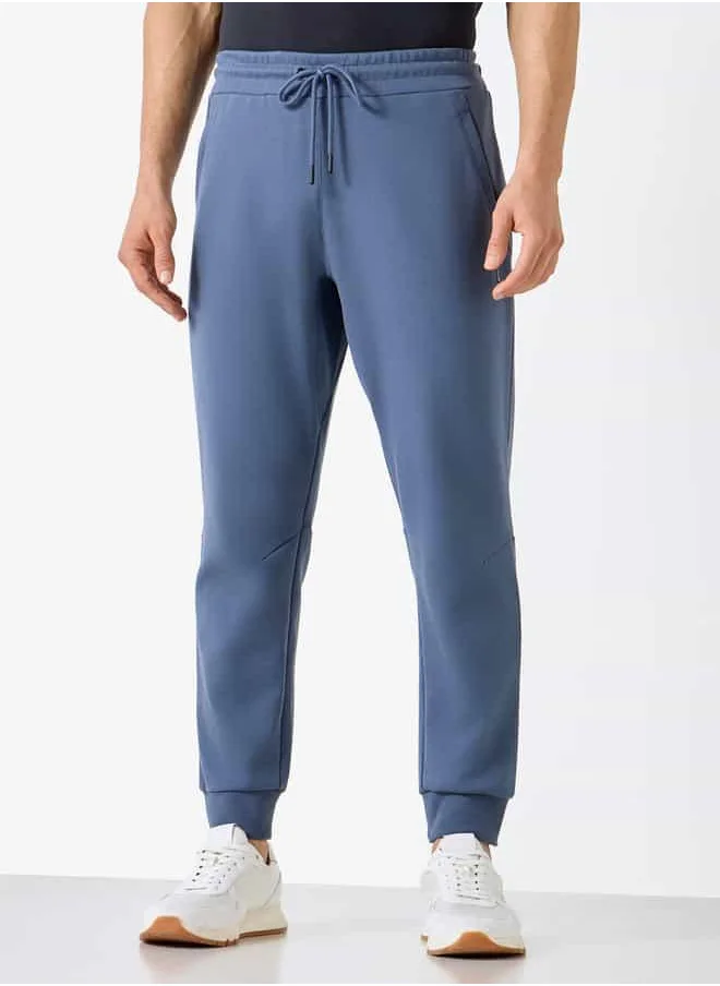 ADOT by Splash Panelled Joggers with Pockets and Drawstring Closure