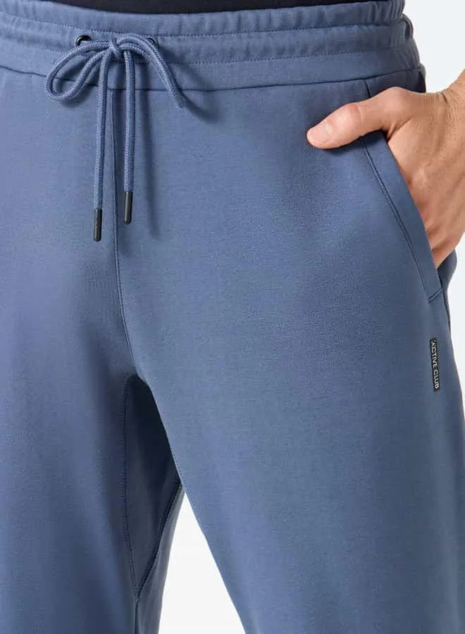 ADOT by Splash Panelled Joggers with Pockets and Drawstring Closure