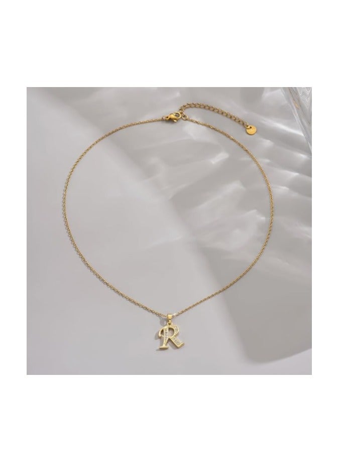 R Pendant Jewelry Necklace - Image 1