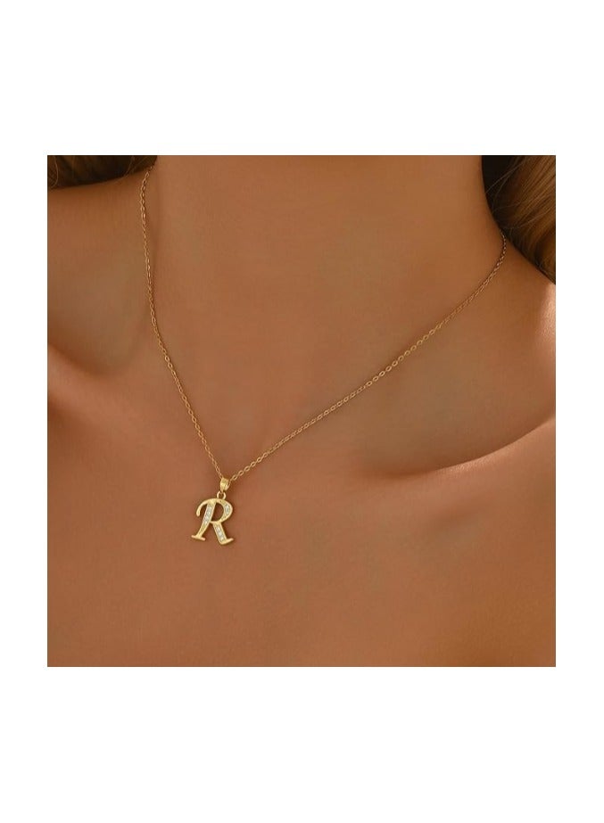 R Pendant Jewelry Necklace - Image 3